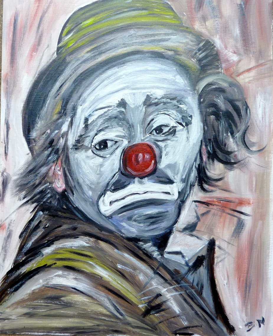 Le clown triste, triste.